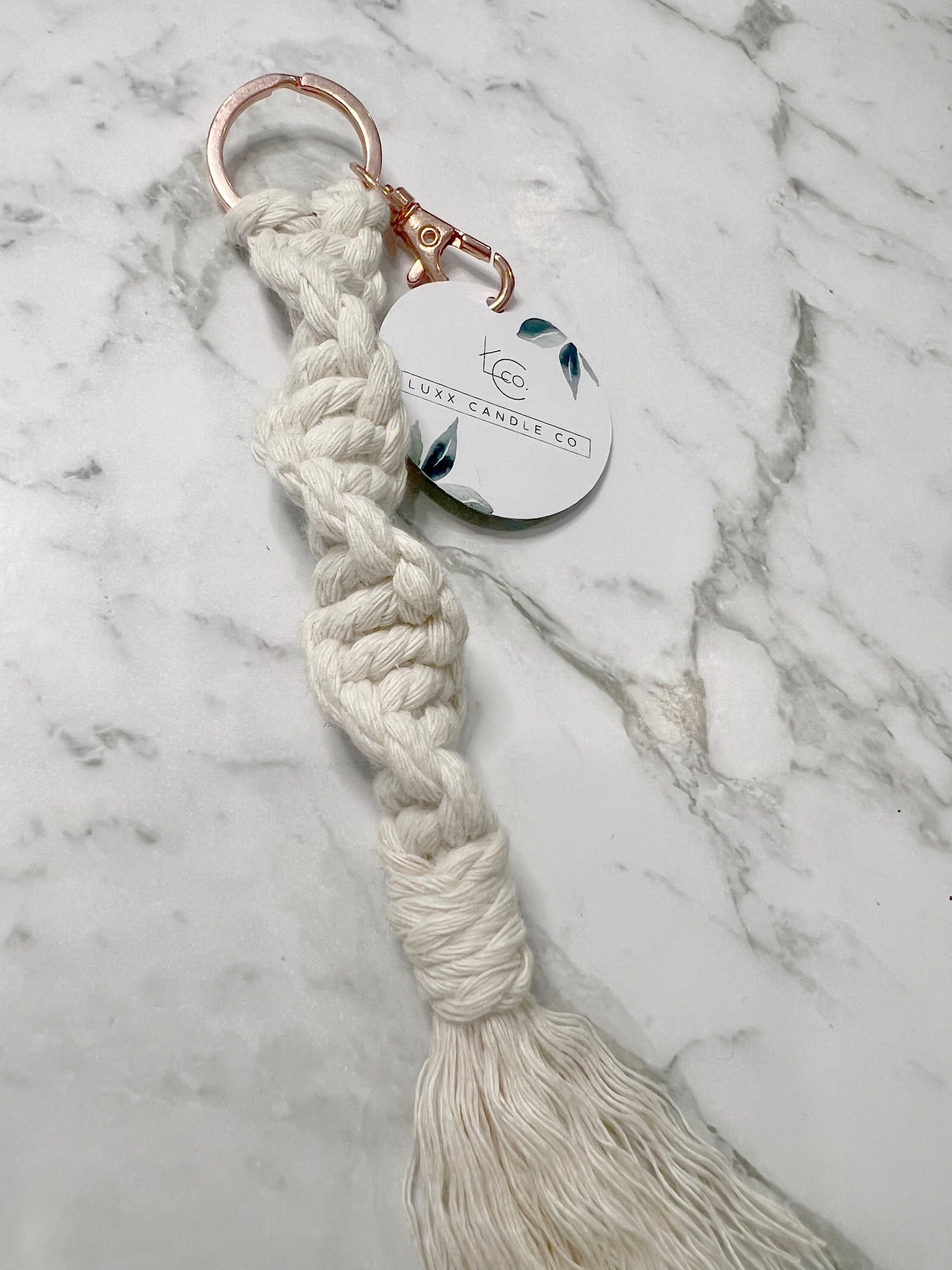 Twist Macrame Keyring