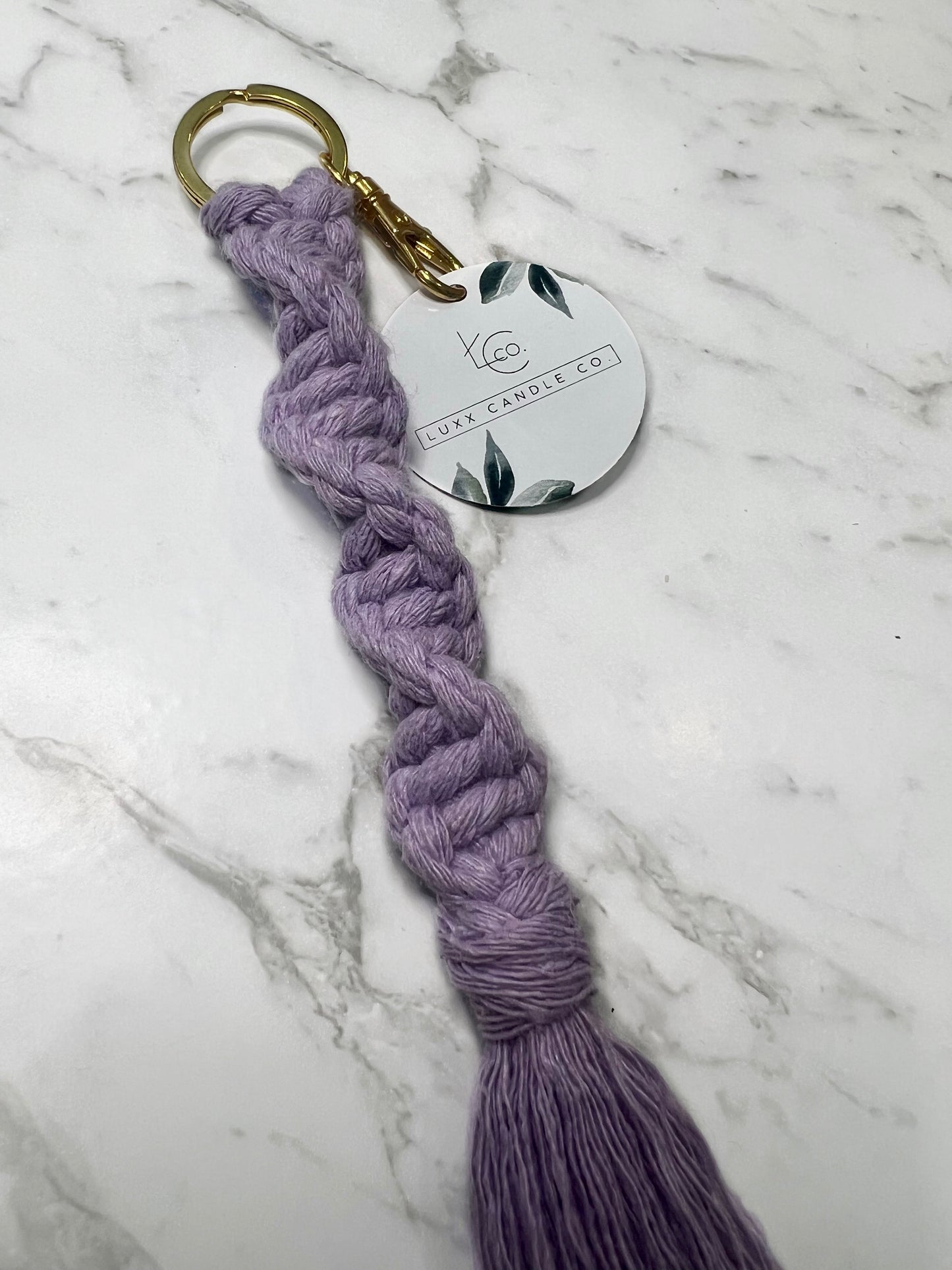 Twist Macrame Keyring