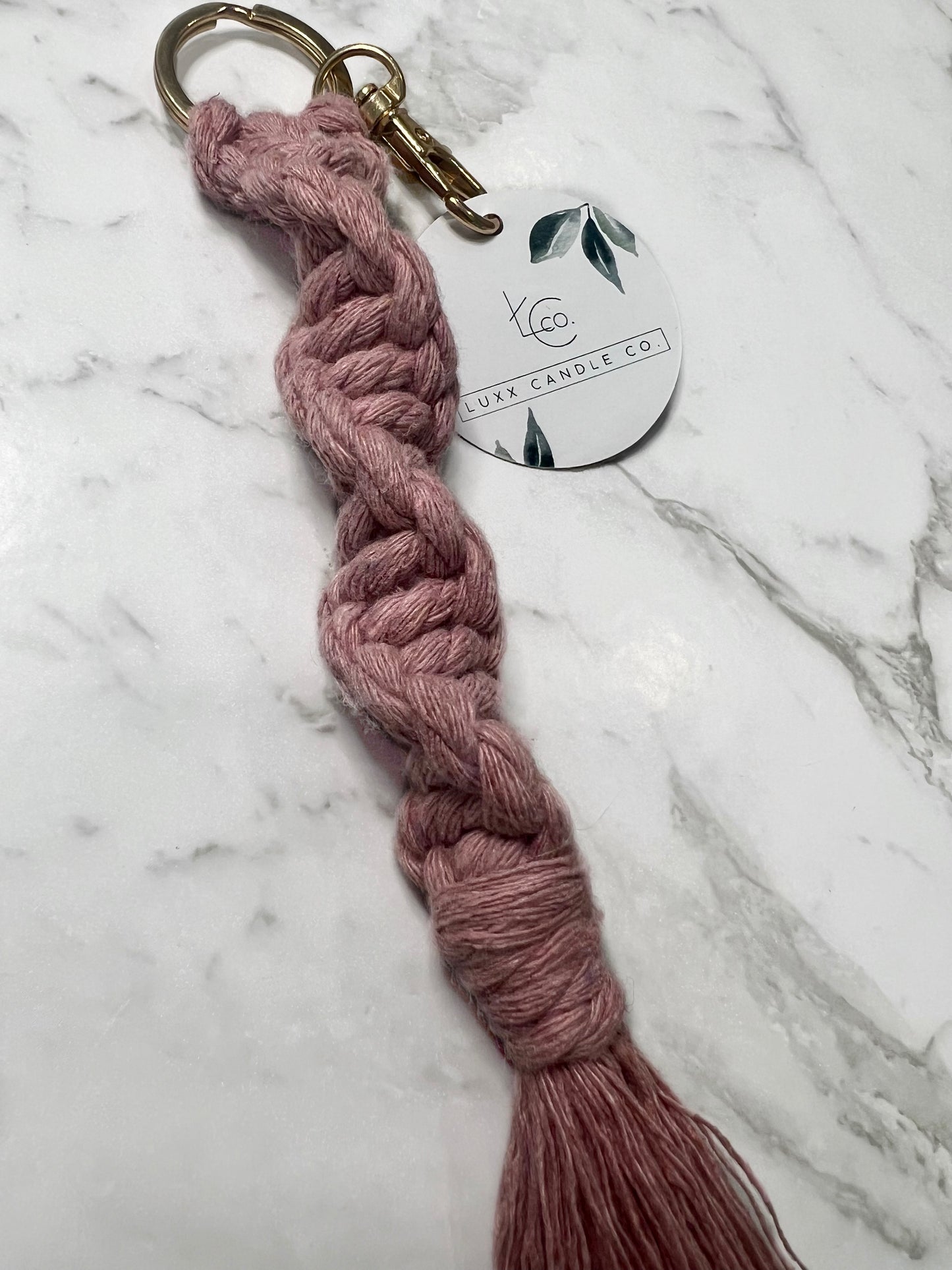 Twist Macrame Keyring