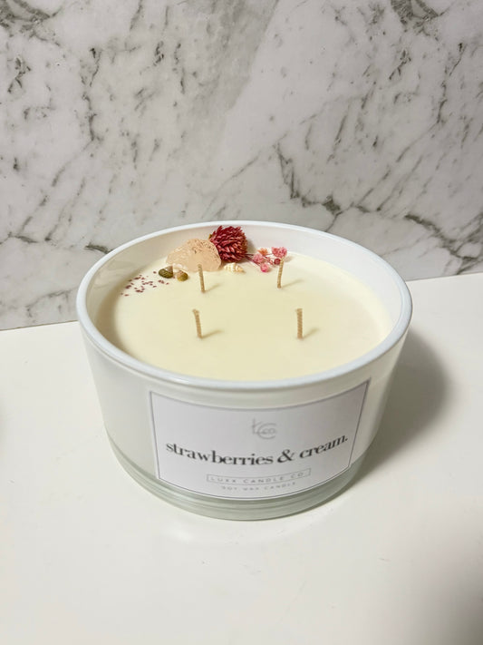 White Extra Large Candle