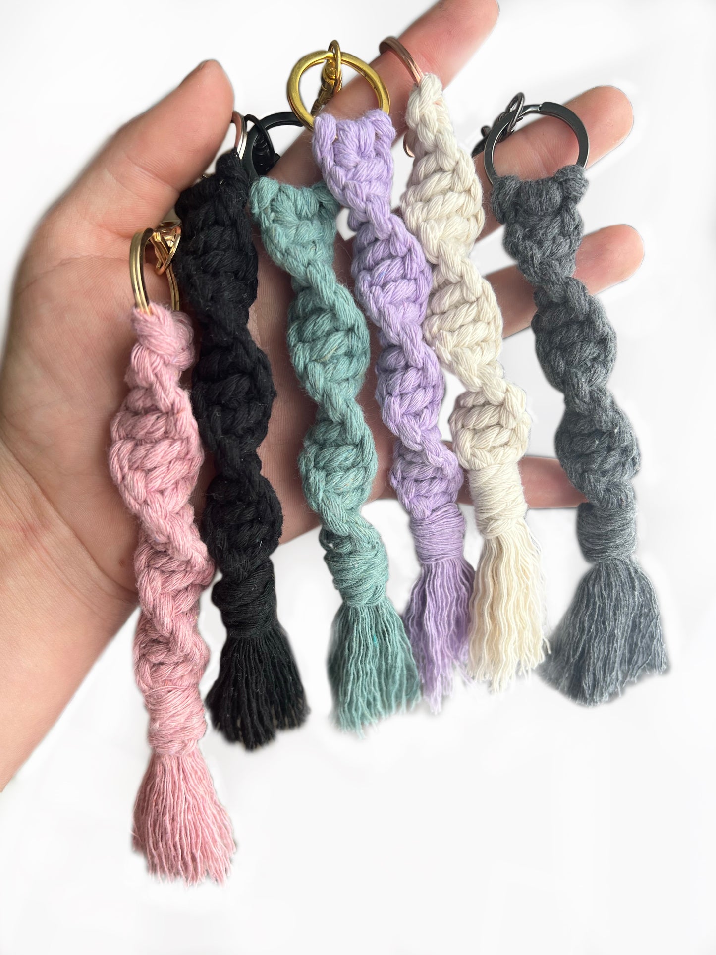 Twist Macrame Keyring